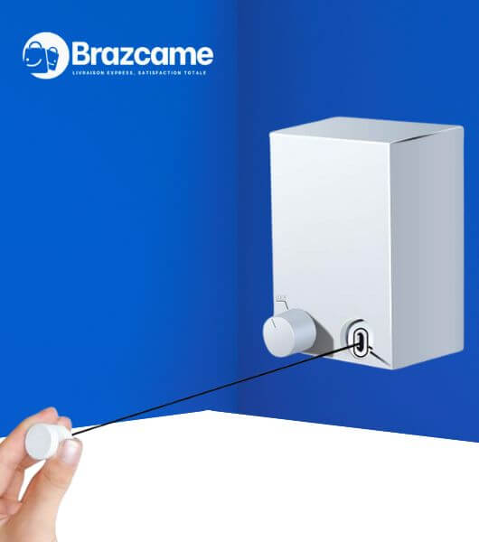 Corde à linge rétractable en acier inoxydable